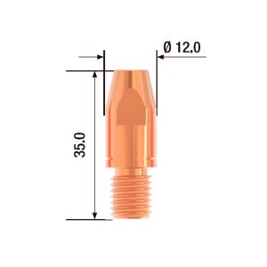 FUBAG Контактный наконечник M10х35 мм CuCrZr D=1.0 мм (25 шт.) в Курске фото