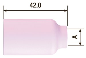 FUBAG Сопло керамическое для газовой линзы №7 ф11 FB TIG 17-18-26 (2 шт.) в Курске фото