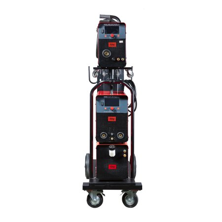 FUBAG Сварочный полуавтомат XMIG 500T DW PULSE + Подающий механизм DRIVE XMIG DW PULSE  + Горелка FB 550W 3m + Блок жидкостного охлаждения Cool XMIG + Шланг-пакет 5 метров 95мм2 14 pol с жидкостным охлаждением + Тележка  в Курске фото