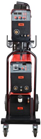 Сварочный полуавтомат INMIG 500T DW SYN + Подающий механизм DRIVE INMIG DW SYN + Шланг-пакет 5 м + Горелка FB 500 3 м + Блок жидкостного охлаждения + Тележка в Курске фото