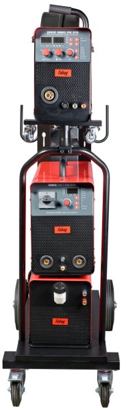 Сварочный полуавтомат INMIG 500T DW SYN + Подающий механизм DRIVE INMIG DW SYN + Шланг-пакет 5 м + Горелка FB 500 3 м + Блок жидкостного охлаждения + Тележка в Курске фото