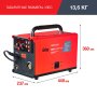 FUBAG Сварочный полуавтомат IRMIG 208 SYN PLUS (31447) + Маска сварщика Хамелеон IR 9-13N S (38072) + Сварочные краги на подкладке красные FWGN 10R (641180) в Курске фото