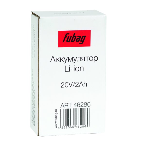 Аккумуляторная батарея FLI5S1P1202 Li-ion к бензиновым газонокосилкам FUBAG с электростартером и минирайдеру (20V/2Ah) в Курске фото