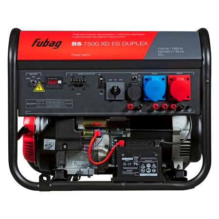 Бензиновый генератор FUBAG BS 7500 XD ES DUPLEX в Курске фото