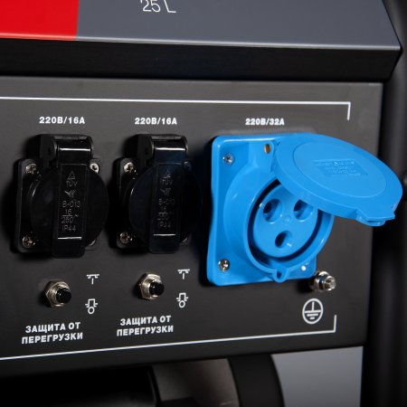 Бензиновый генератор с электростартером и коннектором автоматики FUBAG BS 7500 A ES в Курске фото