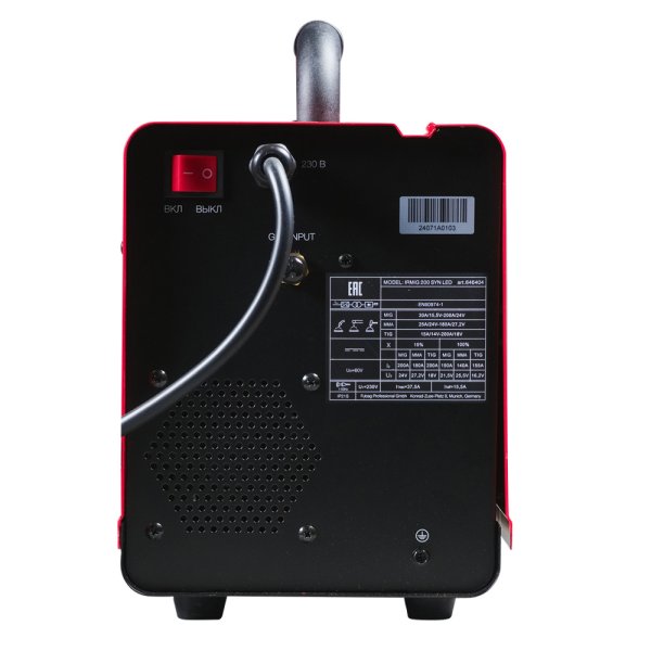 Полуавтомат сварочный инверторный FUBAG IRMIG 200 SYN LED + Маска сварщика Хамелеон FUBAG IR 4-13G M в ПОДАРОК в Курске фото