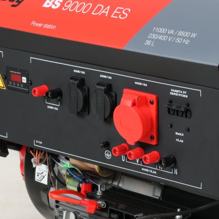 Бензиновый генератор FUBAG BS 9000 DA ES (трехфазный) с электростартером и коннектором автоматики в Курске фото