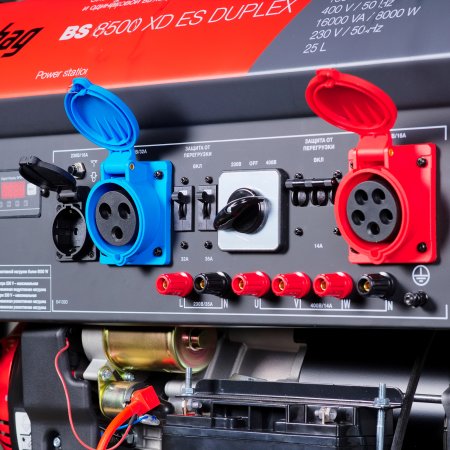 Бензиновый генератор FUBAG BS 8500 XD ES DUPLEX для одно и трехфазного режимов работы в Курске фото
