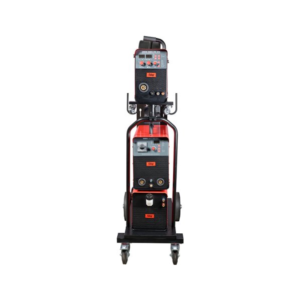 FUBAG Cварочный полуавтомат INMIG 500T DW SYN + Подающий механизм DRIVE INMIG DW SYN +Шланг-пакет 5 метров 70мм2 14 pol с жидкостным охлаждением для INMIG 500T DW SYN + Горелка FB 500 3m + Блок жидкостного охлаждения Cool 70 + Тележка для аппаратов в Курске фото