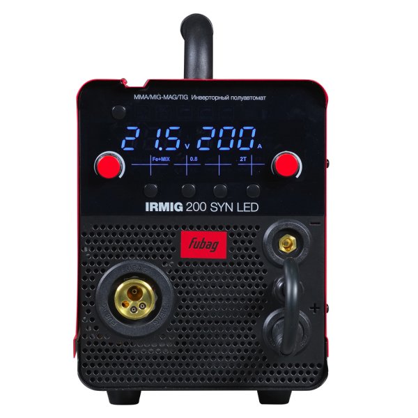 Полуавтомат сварочный инверторный FUBAG IRMIG 200 SYN LED + Маска сварщика Хамелеон FUBAG IR 4-13G M в ПОДАРОК в Курске фото