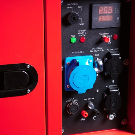 FUBAG Дизельный генератор с электростартером и коннектором автоматики DS 6500 AC ES (кожух) в Курске фото