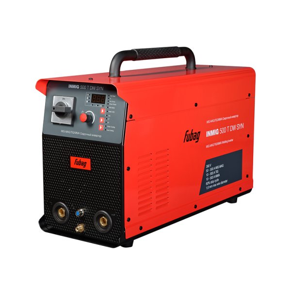 FUBAG Cварочный полуавтомат INMIG 500T DW SYN + Подающий механизм DRIVE INMIG DW SYN +Шланг-пакет 5 метров 70мм2 14 pol с жидкостным охлаждением для INMIG 500T DW SYN + Горелка FB 500 3m + Блок жидкостного охлаждения Cool 70 + Тележка для аппаратов в Курске фото