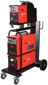 Сварочный полуавтомат INMIG 500T DW SYN + Подающий механизм DRIVE INMIG DW SYN + Шланг-пакет 5 м + Горелка FB 500 3 м + Блок жидкостного охлаждения + Тележка в Курске фото