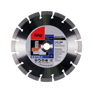 Алмазный отрезной диск FUBAG Universal Extra_ диам. 230/22.2 в Курске фото
