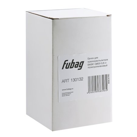 FUBAG Бачок для краскораспылителя BASIC G600, 0.6л полипропиленовый в Курске фото