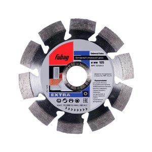 Алмазный отрезной диск FUBAG Universal Extra D125 мм/ 22.2 мм в Курске фото